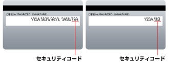 カード裏面印字